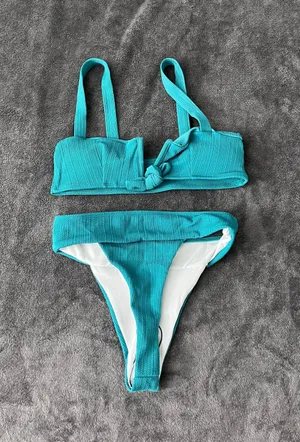 SHEIN Bikini Set Teal thumbnail 2