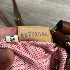 Dooney & Bourke Leather and Canvas Crossbody Signature/Logo Purse thumbnail 10