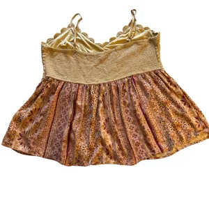 Maurices Crochet Camisole in Gold and Brown thumbnail 3