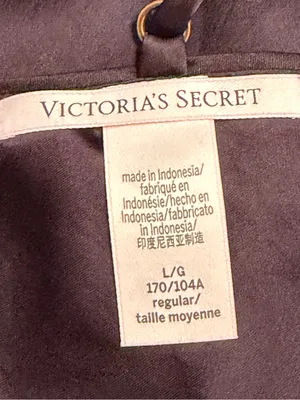 Victoria Secret Women’s Luxe Satin Tunic Cami Slip Sleepwear Top Size Large thumbnail 4
