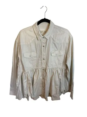 We The Free Dylan Peplum Babydoll Snap Front Jacket thumbnail 2