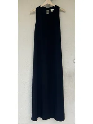 Tuckernuck Black Crepe Portia Dress M Bow Back Elegant Evening Party Resort Date thumbnail 6