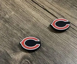 Chicago Bears Football Team Charm For Shoe Charms - 2 Pieces thumbnail 1