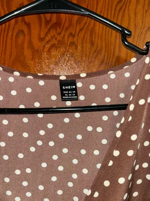 Shein Wrap Dress With Flutter Sleeves thumbnail 2