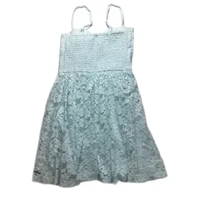 Abercrombie & Fitch Lace Bustier Fit Flare Pastel Blue Dress Size S thumbnail 3