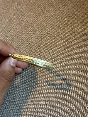 Kendra Scott Textured Gold Open Cuff Bracelet thumbnail 4