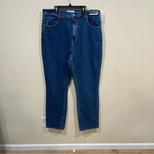 NWT Abercrombie&Fitch Comfort Stretch Curve Ultra High Rise 90s slim Straight 16 thumbnail 2