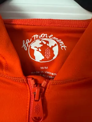 FP Movement Orange Zip-Up Athletic Jacket thumbnail 6