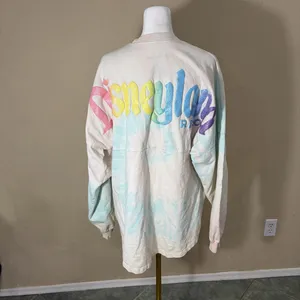 Disney Parks Disneyland Resort Rainbow Tie Dye Spirit Jersey Sz M Trips Vacay thumbnail 6