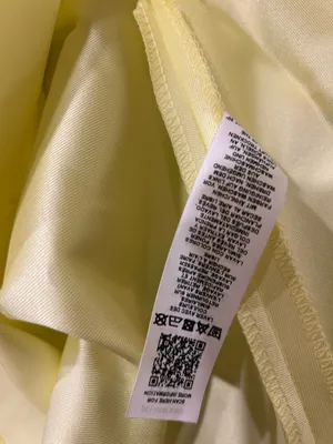 Asos Luxe viral Structured yellow Drape Satin Plunge Mini Dress size US 8 /UK 12 thumbnail 16