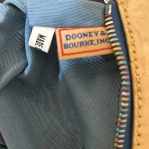 Dooney & Bourke Rainbow Zipper Bag, Heart Charm. Coated Canvas & Leather thumbnail 3