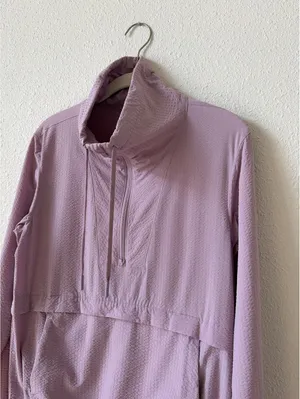 Lululemon Pack Light Pullover Packable Jacket Dusty Rose Size 2 Sporty thumbnail 3