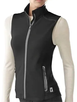 Smartwool Women’s PhD Hyfi Merino Wool Vest Full Zip in Black M thumbnail 1