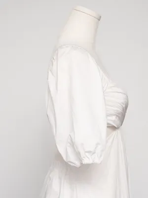 STAUD - Carina Cutout Cotton‎ Midi Dress thumbnail 14