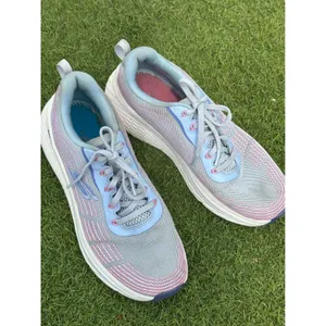 Skechers GOrun Max Cushioning Delta Womens 8.5 Blue Pink Running Shoes thumbnail 7