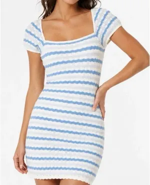 Blue Striped Hollister Knit Dress thumbnail 1