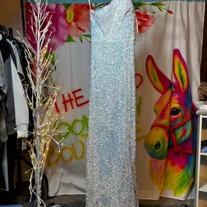 P53. Windsor - iridescent sequin maxi dress thumbnail 2