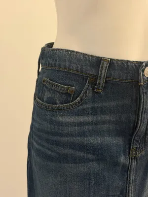 GAP Classic Indigo Wash Denim Mini Skirt thumbnail 2