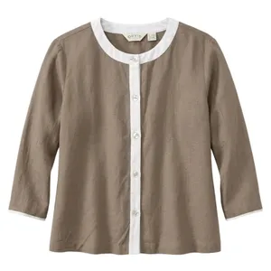 Orvis Linen Blouse Size XL thumbnail 1
