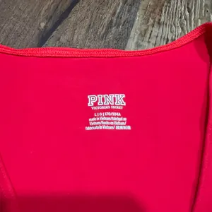 PINK Victoria's Secret Vivid Red Short Sleeve Wrap Top thumbnail 3