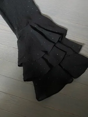 Forever 21 contemporary mesh crop top with bell sleeve thumbnail 12