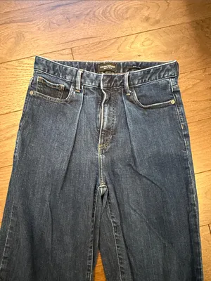 Banana Republic High Rise Wide Leg Crop Jeans Size 27 - C2-043 thumbnail 4