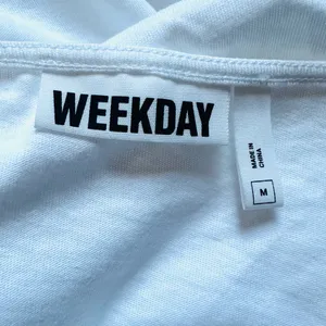 Weekday Halterneck Tank Top Womens Sz Medium‎ White with Silver Eyelet detail thumbnail 6