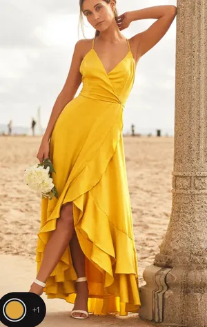 Lulus Yellow Dress thumbnail 2