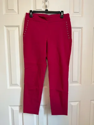 Thalia Sodi Women's Vibrant Pink Cropped Pants thumbnail 2