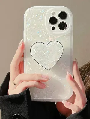 iphone 15 Pro max Case with Heart handholder thumbnail 1