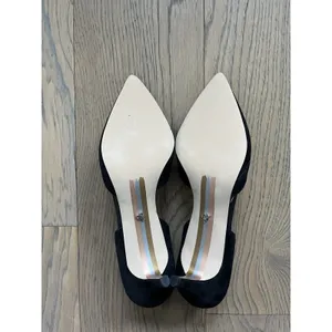 Sam Edelman Jaina d'Orsay Pump Pointed Toe Women's Black Suede Size 7 thumbnail 5