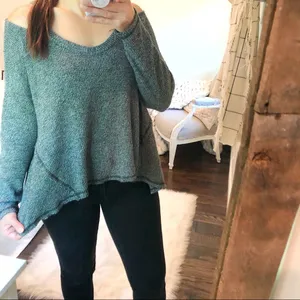 Altar'd State medium oversized cold shoulder blouse thumbnail 2