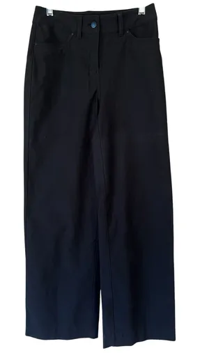 Lululemon City Sleek 5 Pocket Wide-Leg High-Rise Pant Utilitech Black thumbnail 1