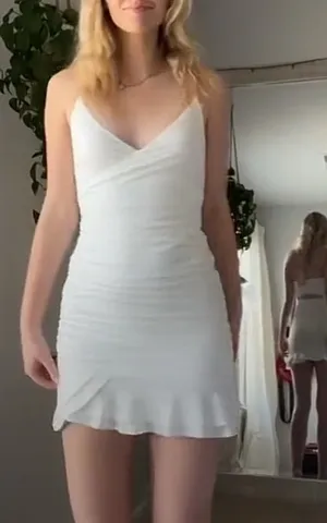 That’s so fetch white mini dress  thumbnail 1
