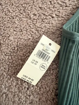 Aerie Top Cropped Tank Ribbed thumbnail 4