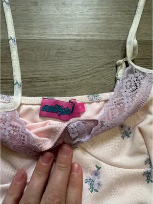 Edikted baby pink floral set thumbnail 3
