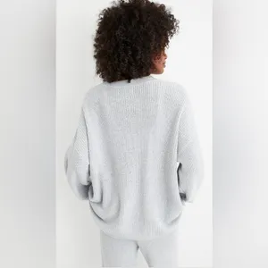 Aerie Oversized Henley Sweater thumbnail 3