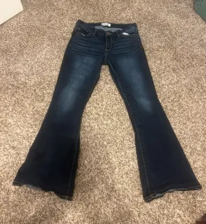 Buckle Black Flare Jeans thumbnail 1