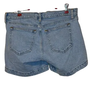 Abercrombie & Fitch Womens Short Jeans The Dad Maternity Denim Blue 25/0 NWT thumbnail 8
