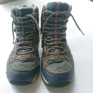 L.L. Bean 8 Wide Womens Hiking Boots Teal & Gray - Gorpcore thumbnail 12