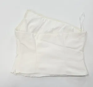 Superdown Quincy Strapless Top in White XS thumbnail 8