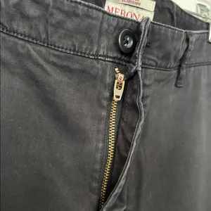 Merona Men's Black Chino Pants 33x32 Slim Straight Stretch Cotton Casual Work thumbnail 6