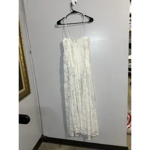 New For Love‎ and Lemons White Lace Lorena Maxi Dress Size Medium NWT Festival thumbnail 8