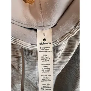 Lululemon Pants Womens 8 Grey On The Fly 7/8 Jogger Luxtreme Travel Workout thumbnail 5
