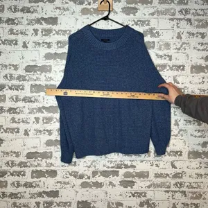 American Eagle | women blue knitted sweater thumbnail 4
