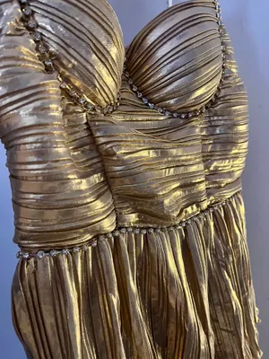 Oh Molly prom dress Gold thumbnail 2