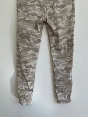 LEVI'S 720 High Rise Super Skinny Crop Jeans Tan Camo Camouflage Cropped Ankle thumbnail 13