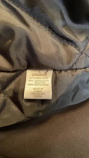 coat hooded zip front size large thumbnail 10