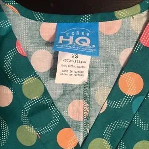 HQ‎ scub top Green Size XS thumbnail 2