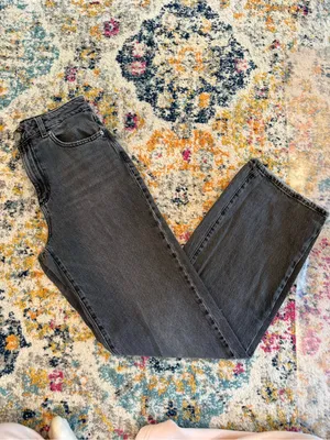 Garage Women's Black Wide Leg Flare Jeans thumbnail 9